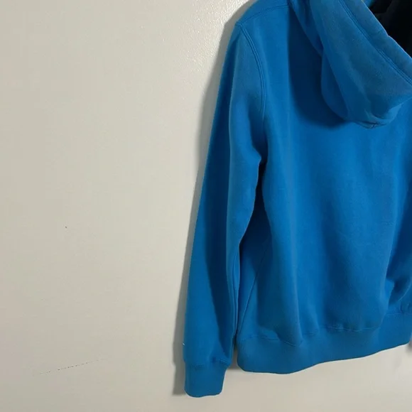 Nike Women’s Blue Retro Hooded Fleece Sweatshirt Size Large - Picture 8 of 11